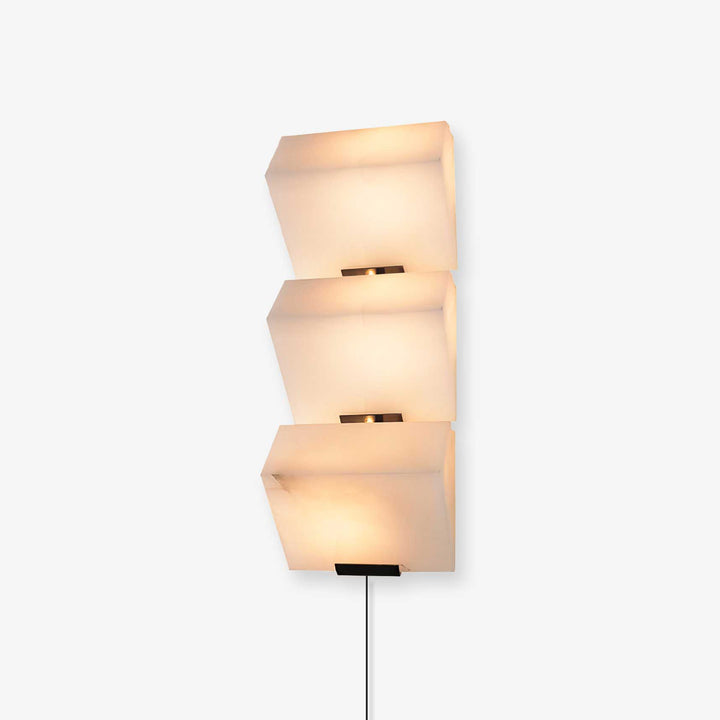 Alabaster Staircase Plug - in Wall Lamp - Vakkerlight
