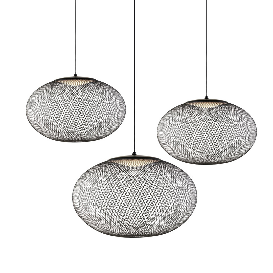 Metallic Meshwork Pendant Lamp