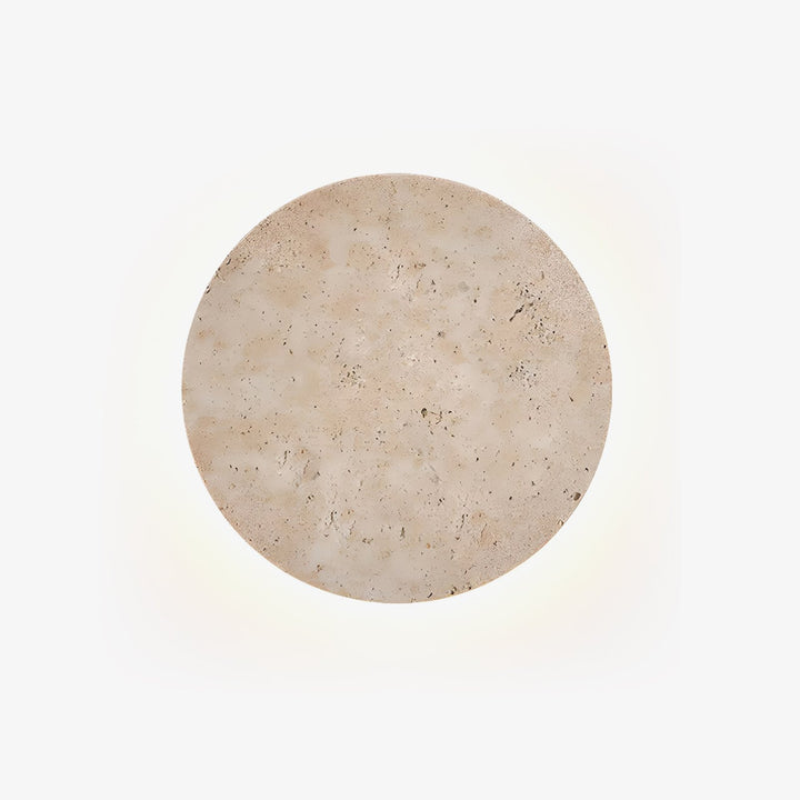 Circle Travertine Wall Lamp - Vakkerlight