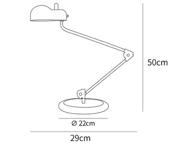 Topo Table Lamp — Dimension drawings 1