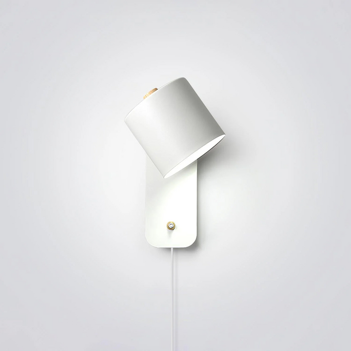 Rotatable Cylinder Plug-in Wall Lamp