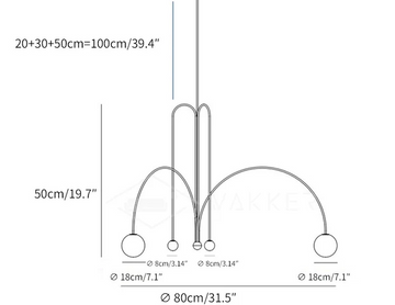 Gran Finale Suspension — Dimension drawings 1