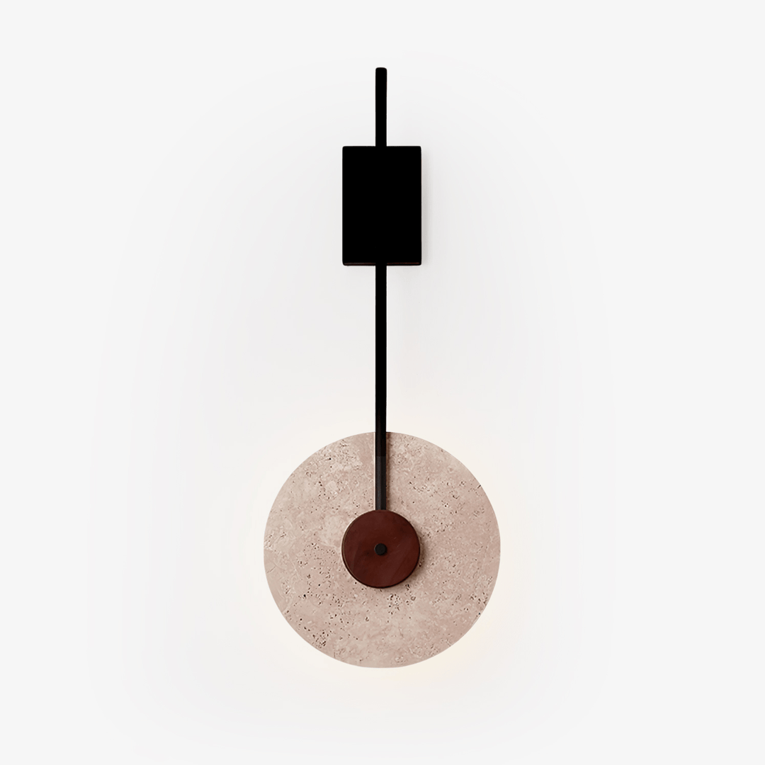 Disc Travertine Wall Lamp - Vakkerlight