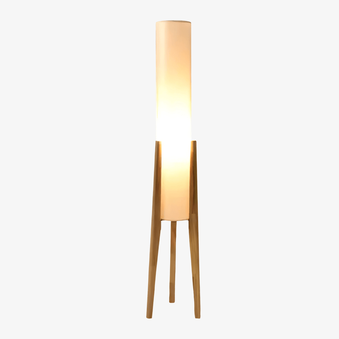 Tripod Walnut Floor Lamp - Vakkerlight