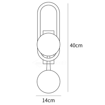 Belisto Wall Lamp — Dimension drawings 1