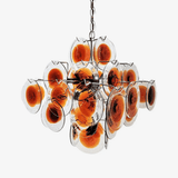 Lampadario in Vetro di Murano Stile Vintage