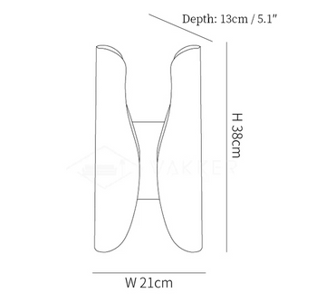 Guardian Wall Sconce — Dimension drawings 1