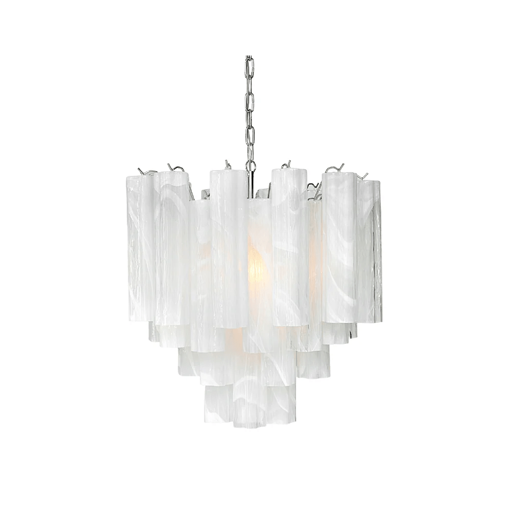 Frosted Glass Tubes Chandelier - Vakkerlight