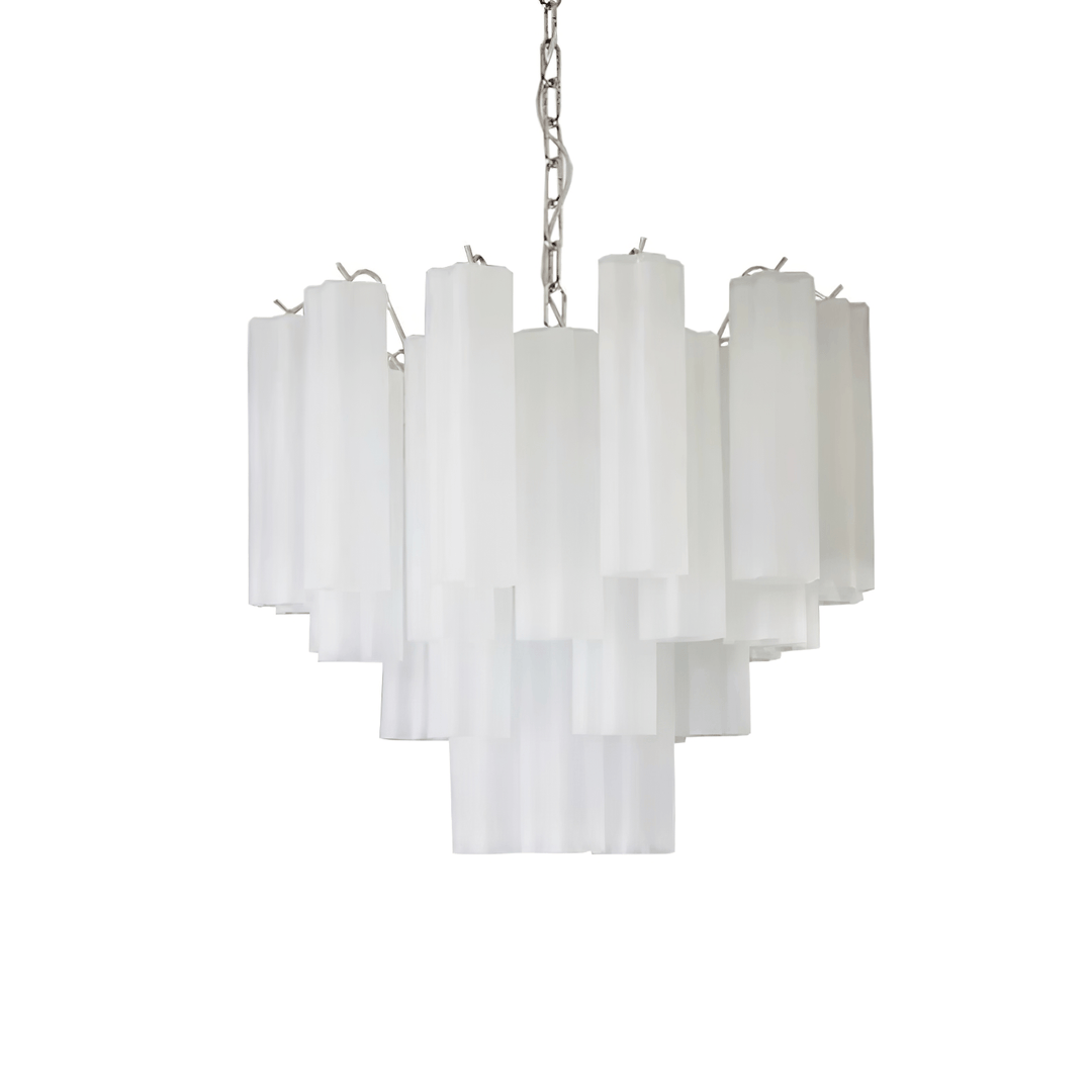 Frosted Glass Tubes Chandelier - Vakkerlight
