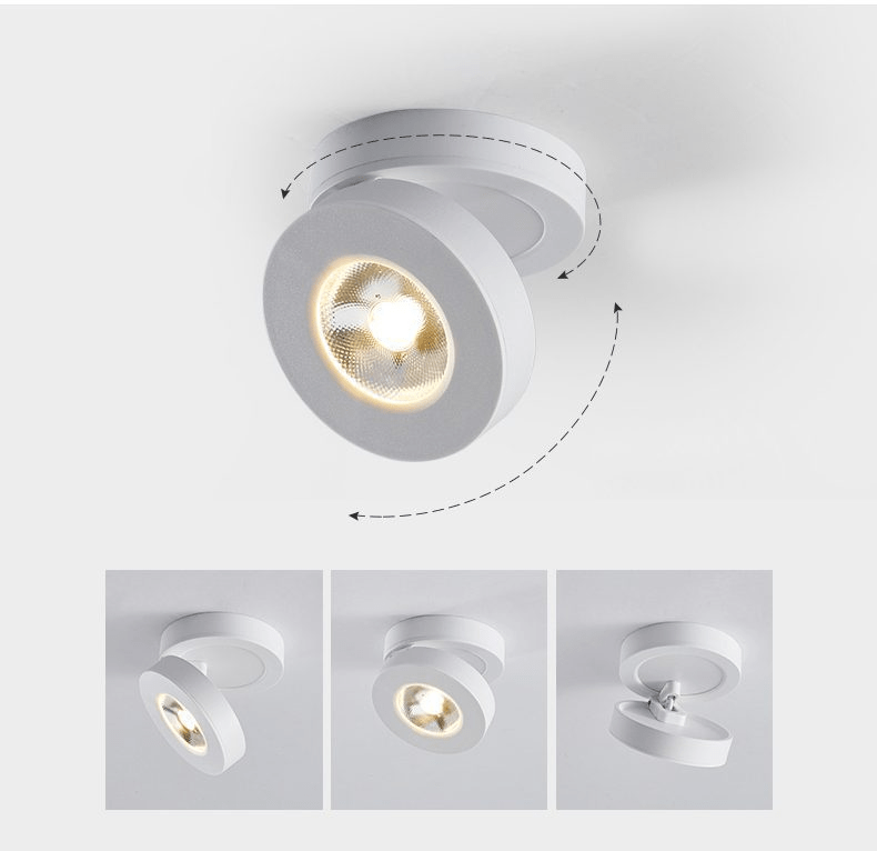 Round Rotating LED Downlight - Vakkerlight