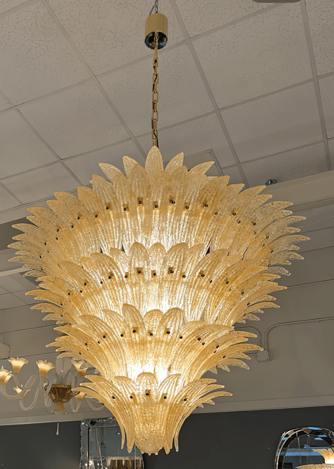 Murano Palmette Chandelier - Vakkerlight