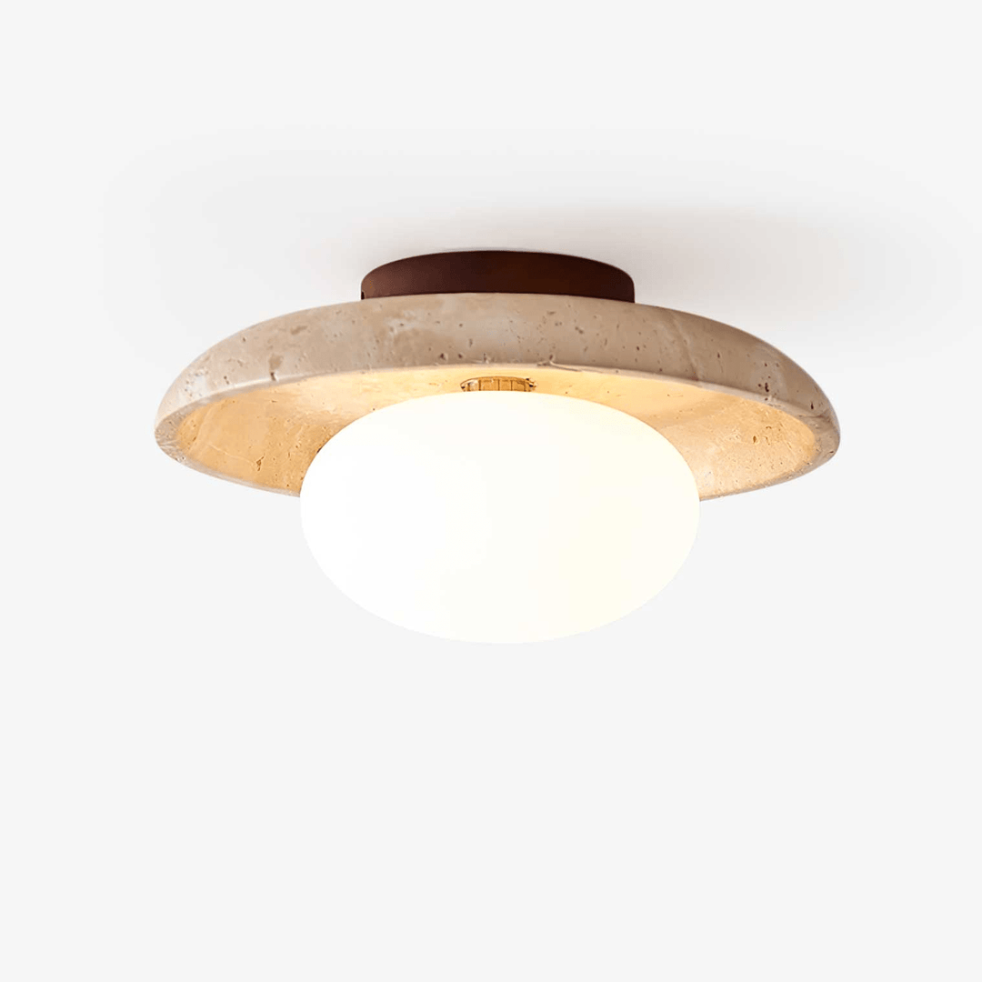 Lunaro Travertine Ceiling Lamp - Vakkerlight