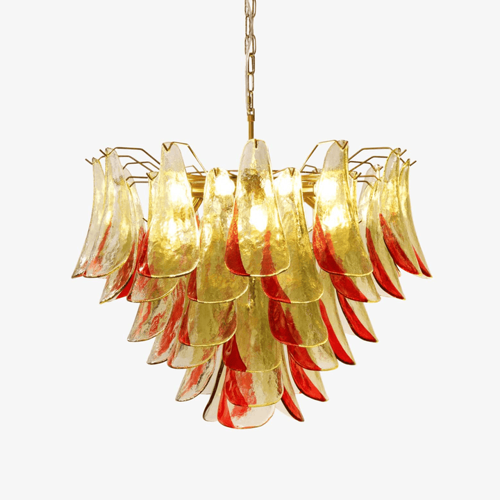 Emerald Flame Murano Glass Chandelier - Vakkerlight