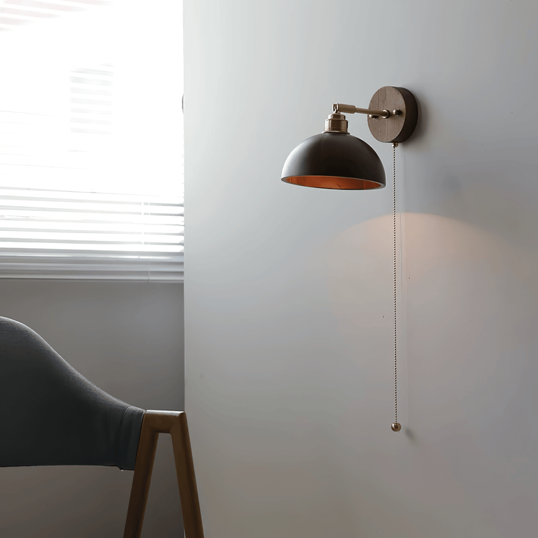 Vintage Wood Wall Lamp - Vakkerlight