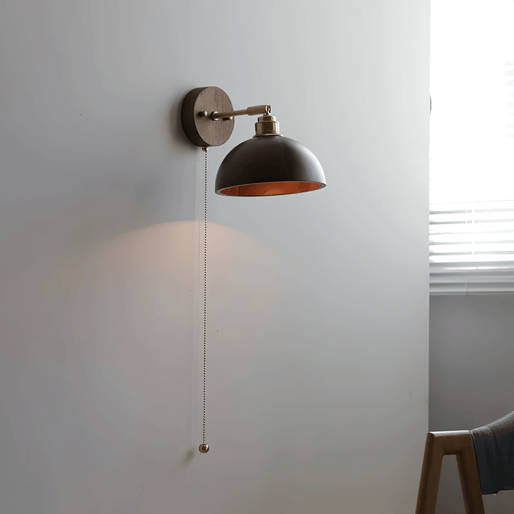 Vintage Wood Wall Lamp - Vakkerlight