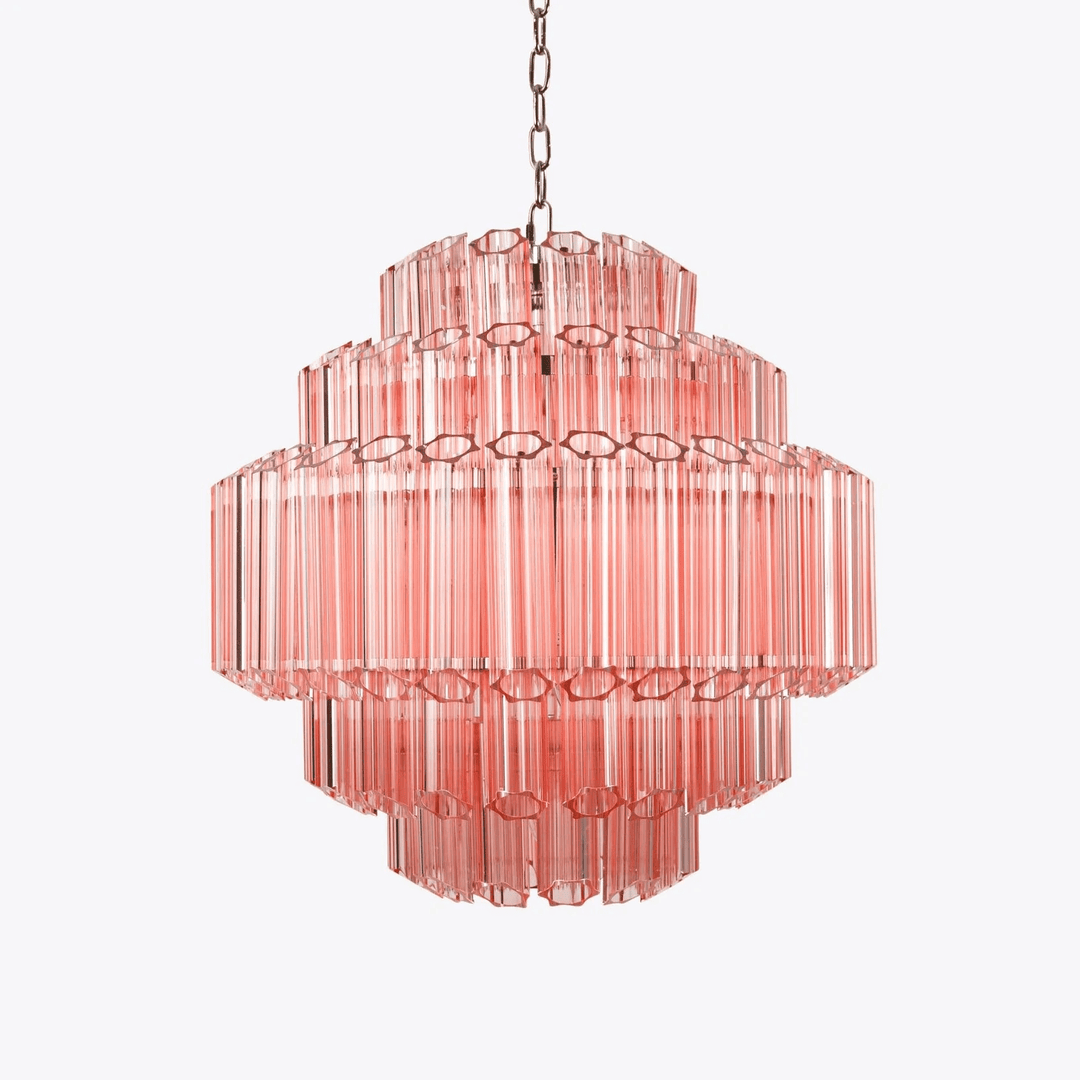 Pink Palermo Murano Chandelier - Vakkerlight