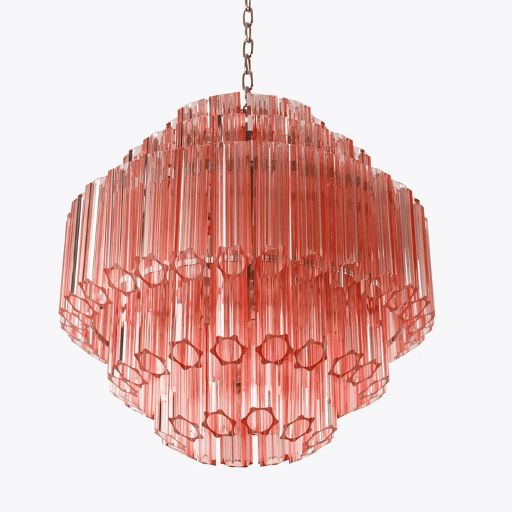 Pink Palermo Murano Chandelier - Vakkerlight