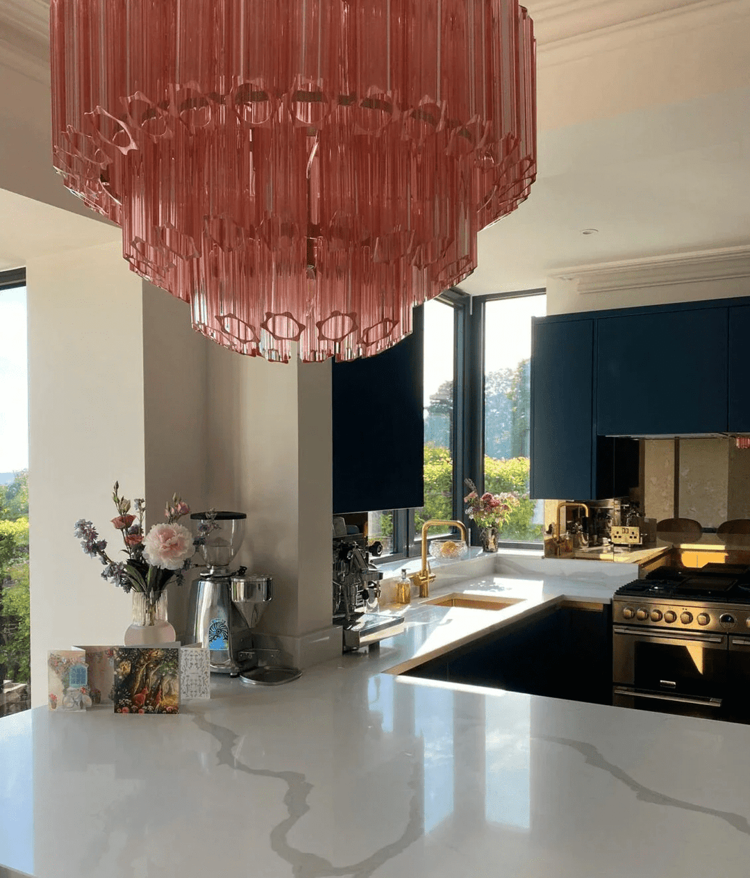 Pink Palermo Murano Chandelier - Vakkerlight