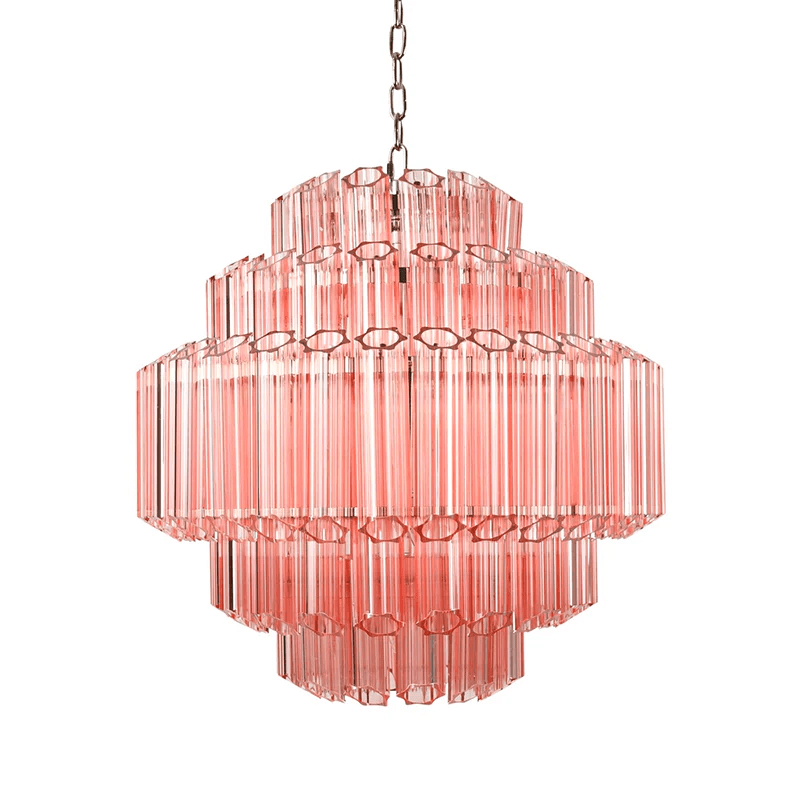Pink Palermo Murano Chandelier - Vakkerlight