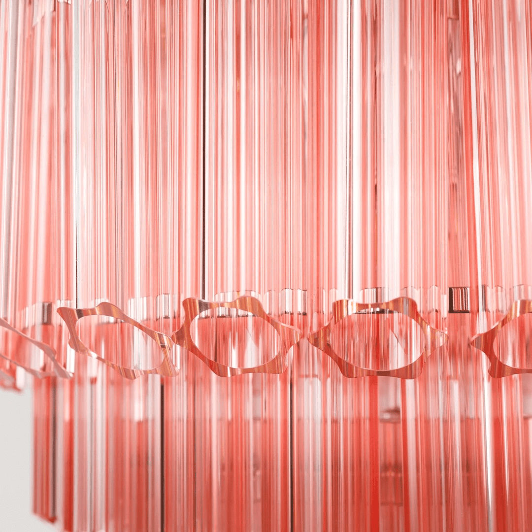 Pink Palermo Murano Chandelier - Vakkerlight