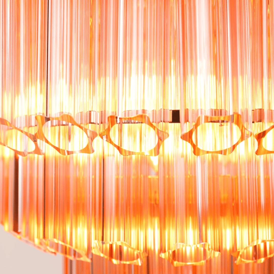 Pink Palermo Murano Chandelier - Vakkerlight