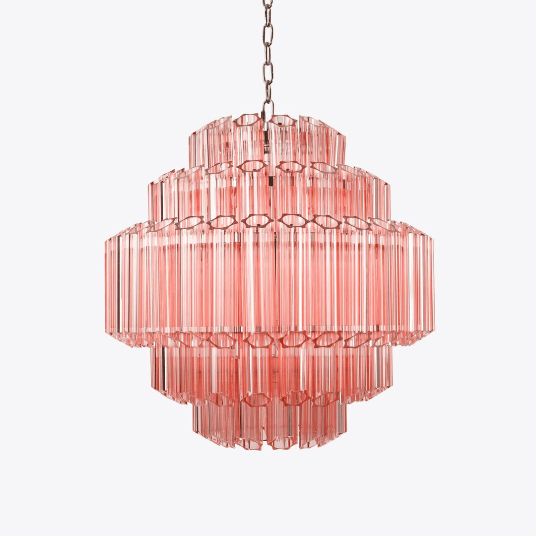 Pink Palermo Murano Chandelier - Vakkerlight