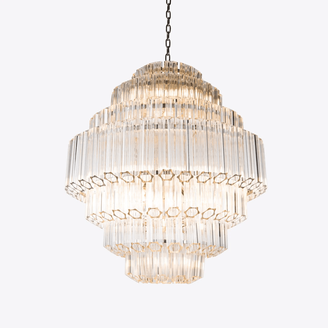Clear Grande Palermo Chandelier - Vakkerlight