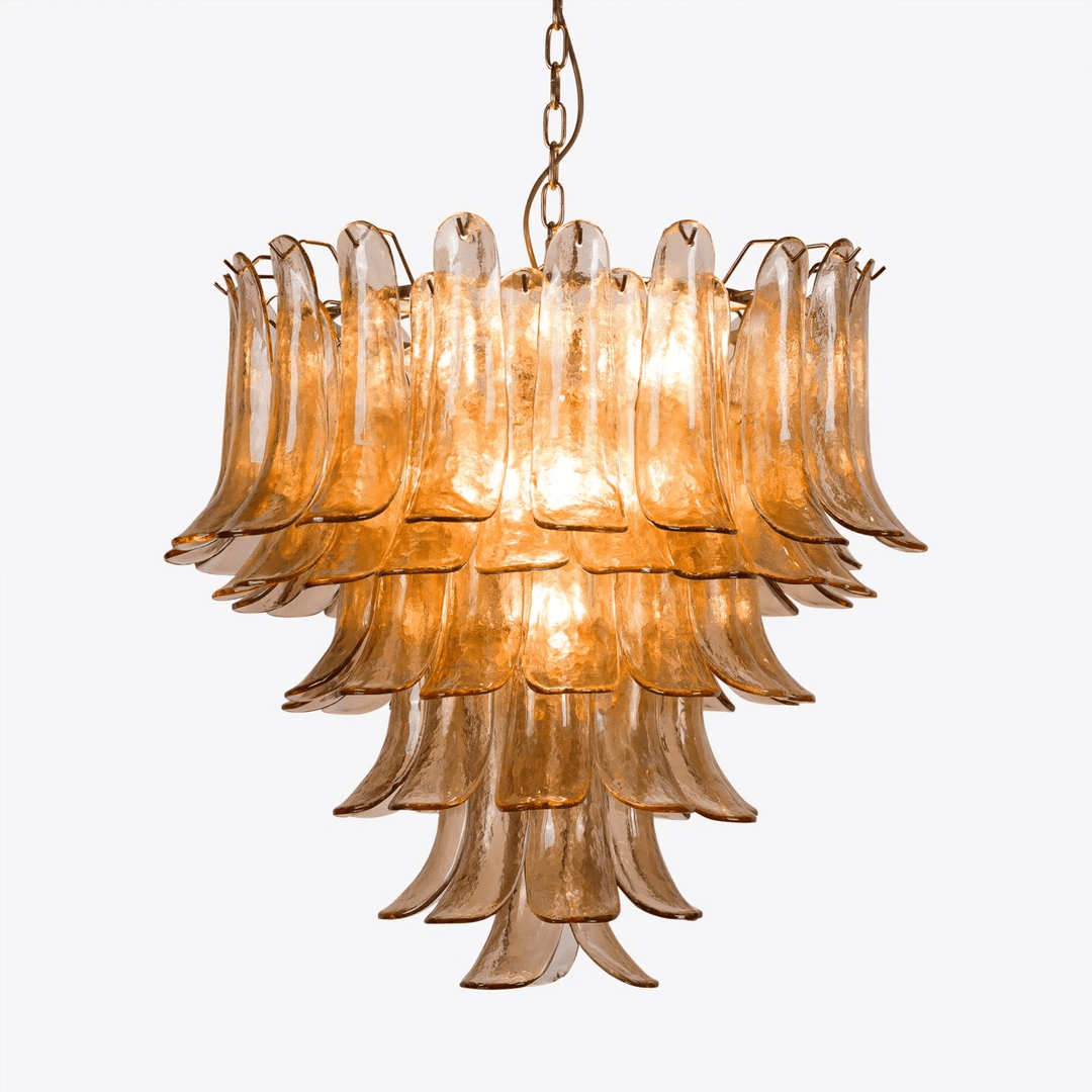 Amber Petalo Chandelier - Vakkerlight