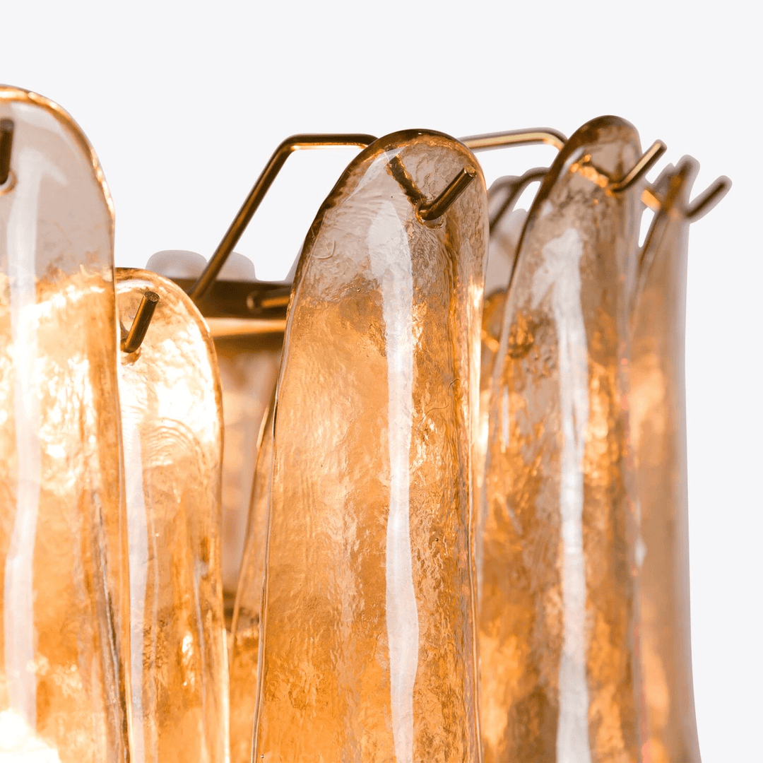 Amber Petalo Chandelier - Vakkerlight