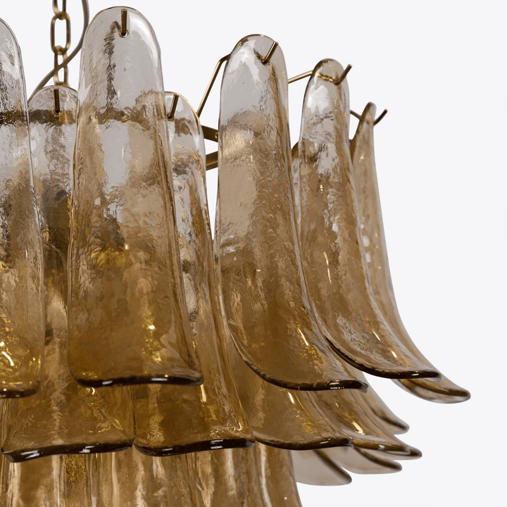 Amber Petalo Chandelier - Vakkerlight