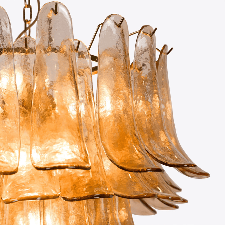 Amber Petalo Chandelier - Vakkerlight