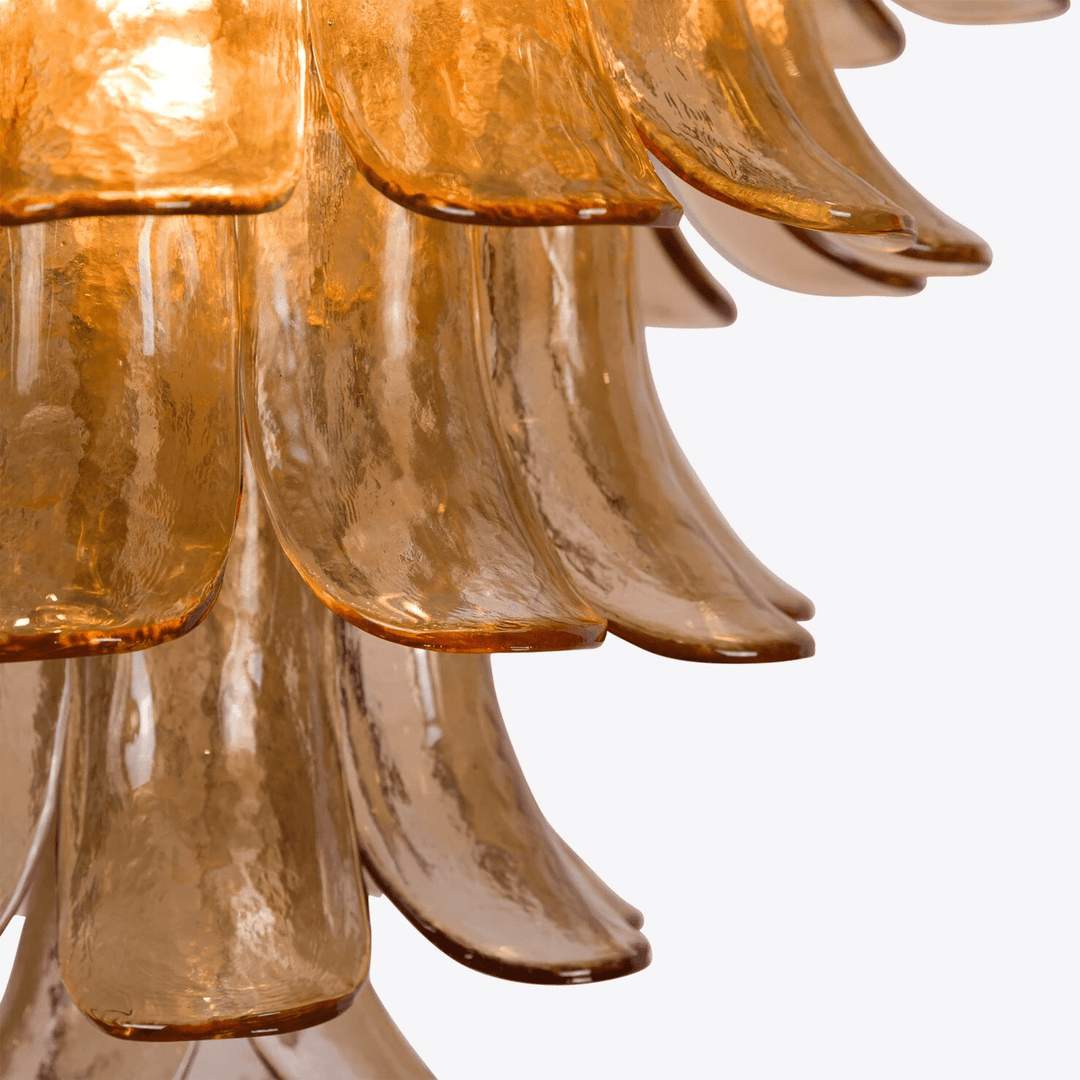 Amber Petalo Chandelier - Vakkerlight