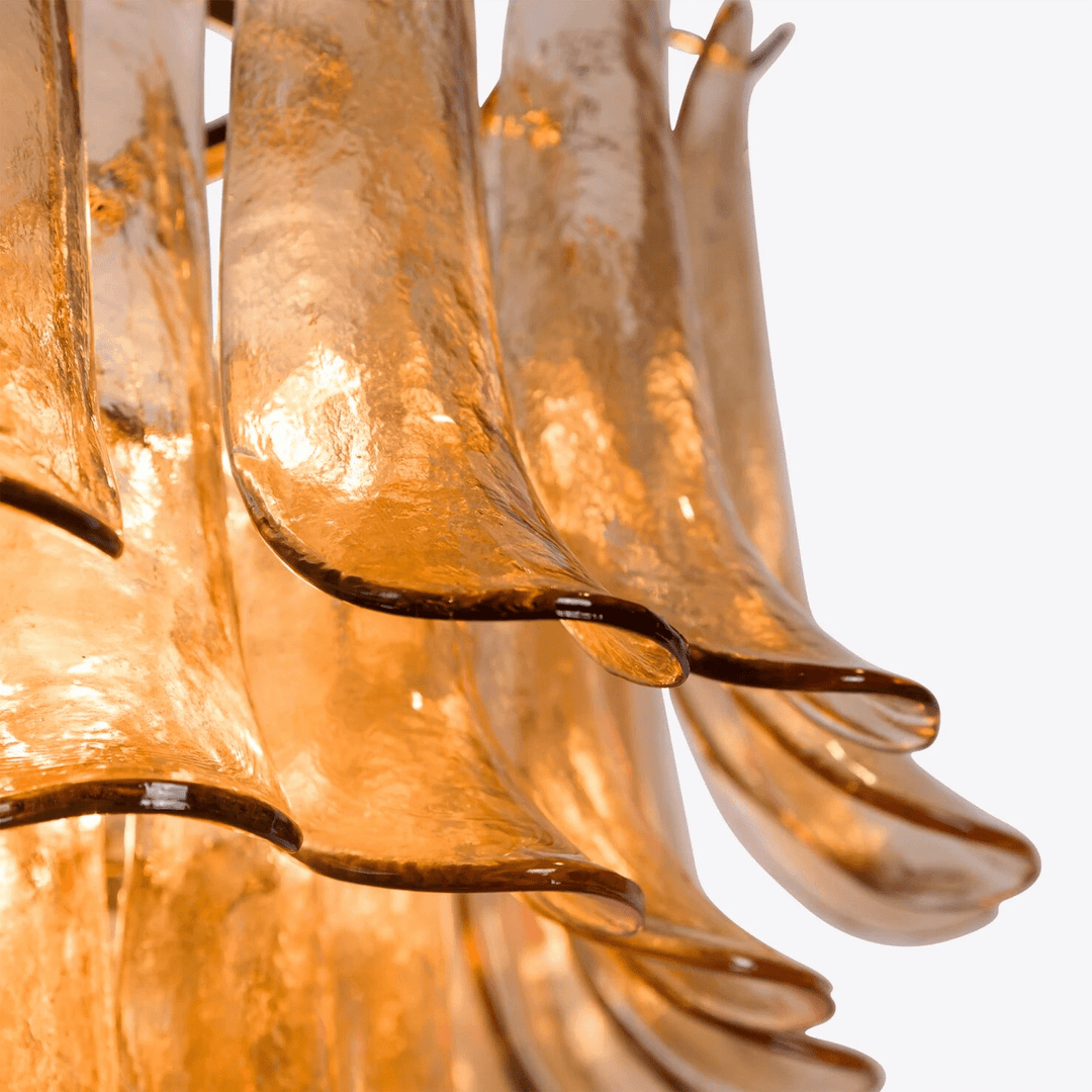 Amber Petalo Chandelier - Vakkerlight