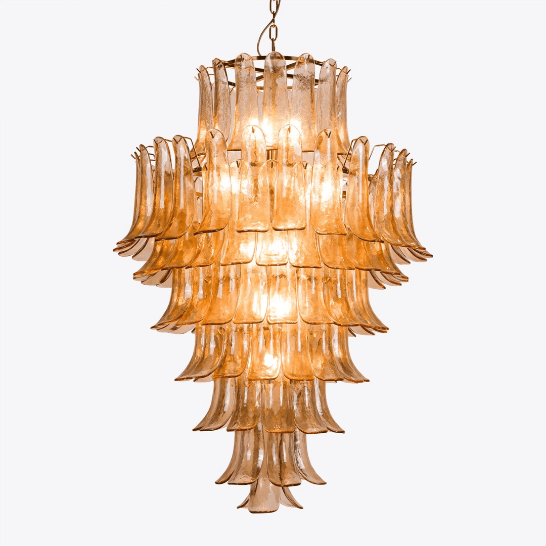 Amber Petalo Chandelier - Vakkerlight