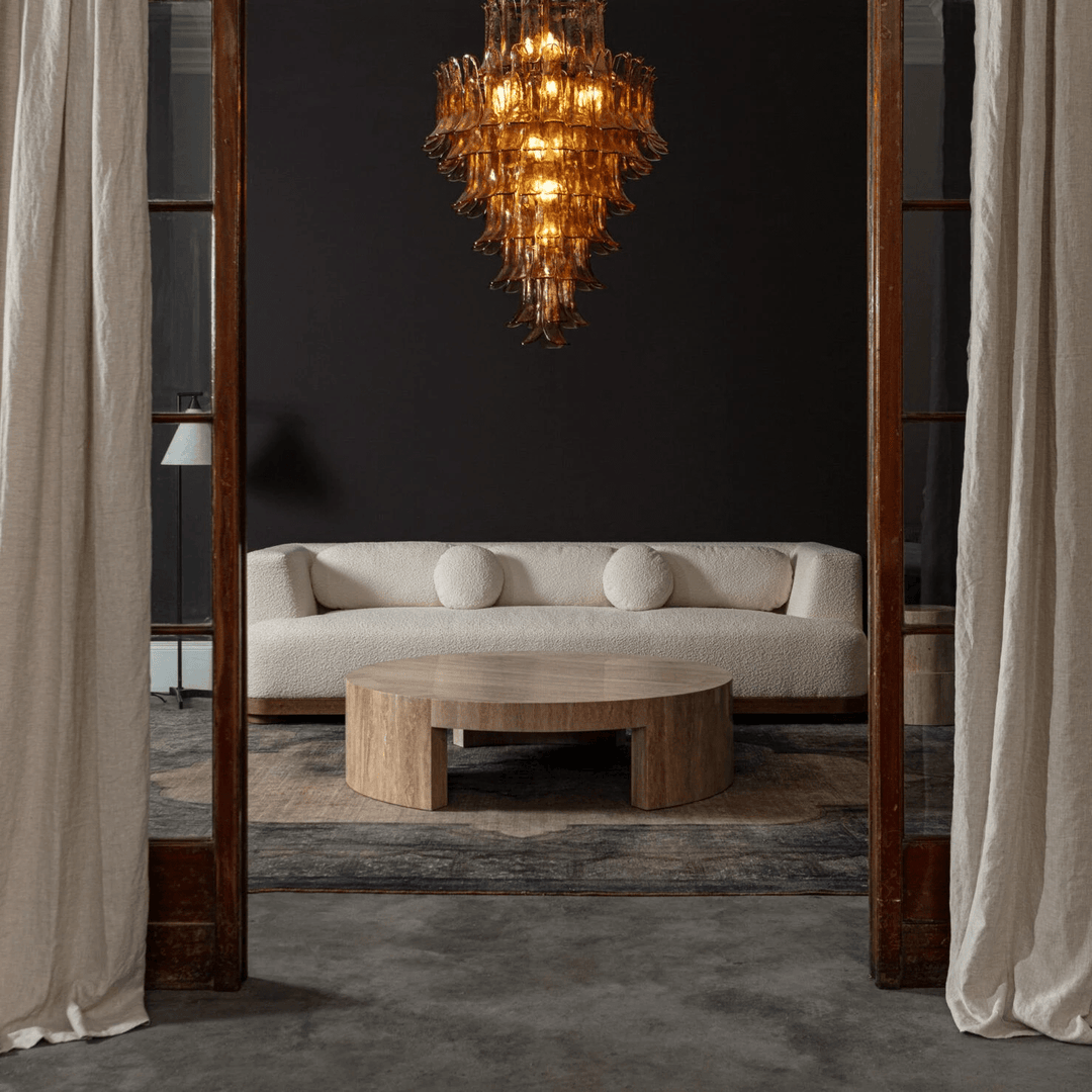 Amber Petalo Chandelier - Vakkerlight