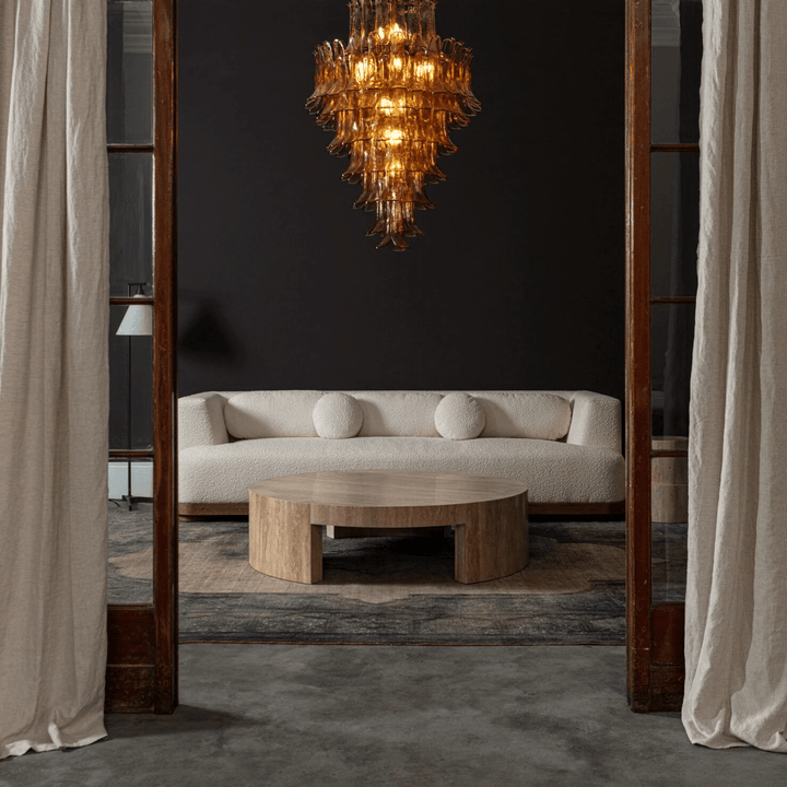 Amber Petalo Chandelier - Vakkerlight