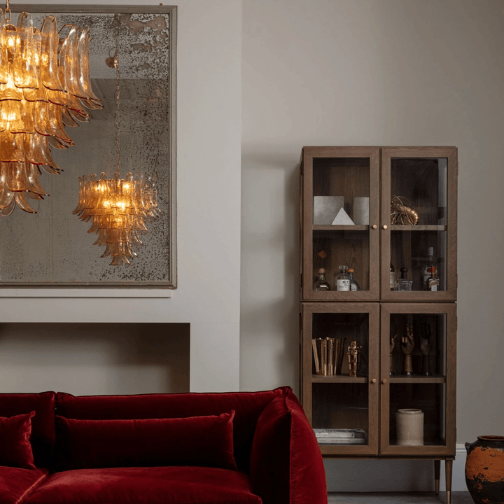 Amber Petalo Chandelier - Vakkerlight