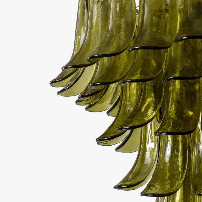 Green Petalo Chandelier - Vakkerlight