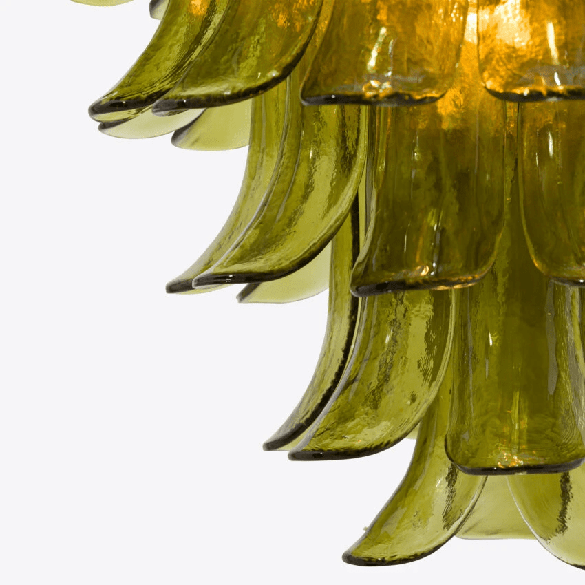 Green Petalo Chandelier - Vakkerlight
