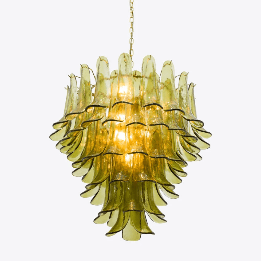 Green Petalo Chandelier - Vakkerlight