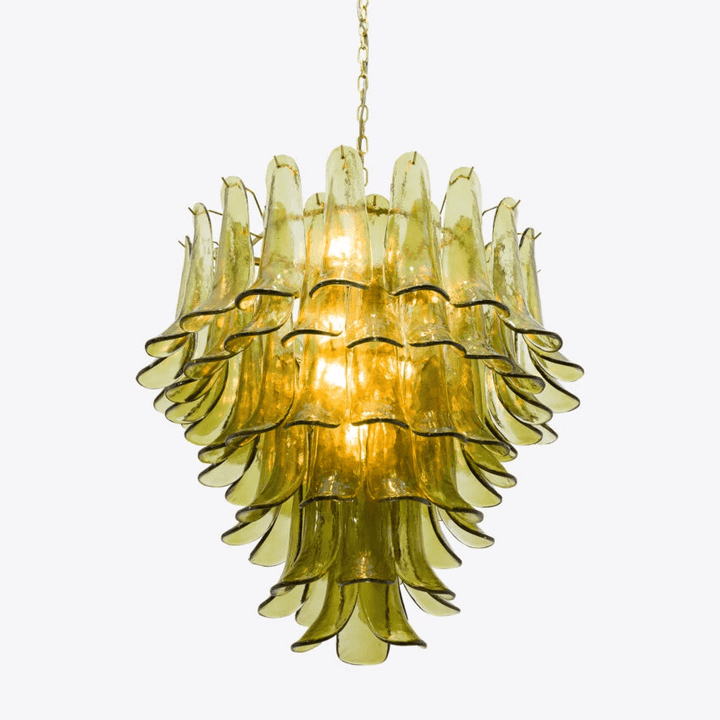 Green Petalo Chandelier - Vakkerlight