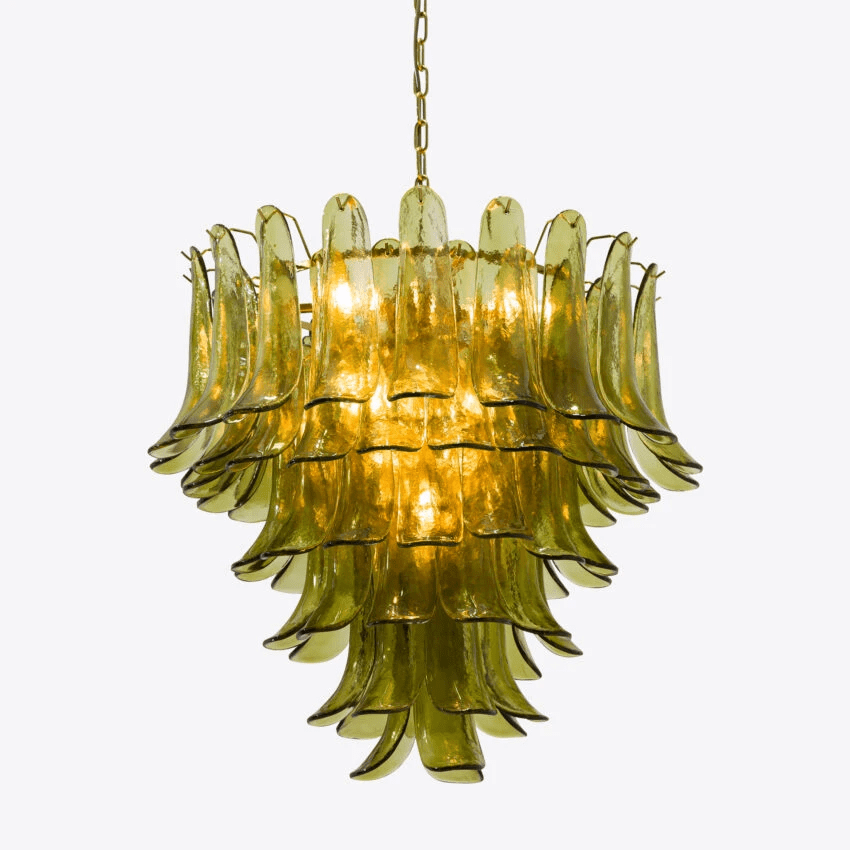Green Petalo Chandelier - Vakkerlight