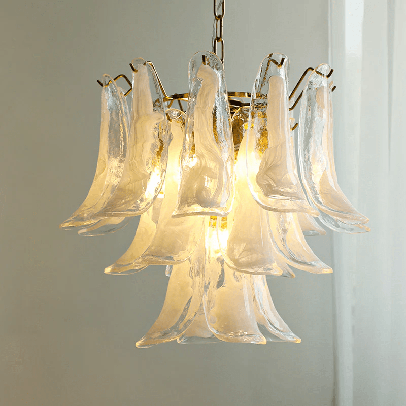 Murano Glass Petals Chandelier - Vakkerlight