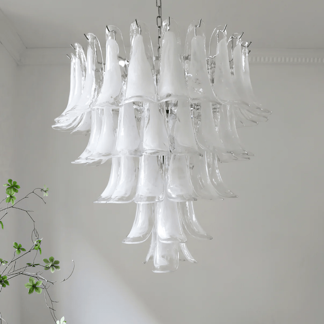 Murano Glass Petals Chandelier - Vakkerlight