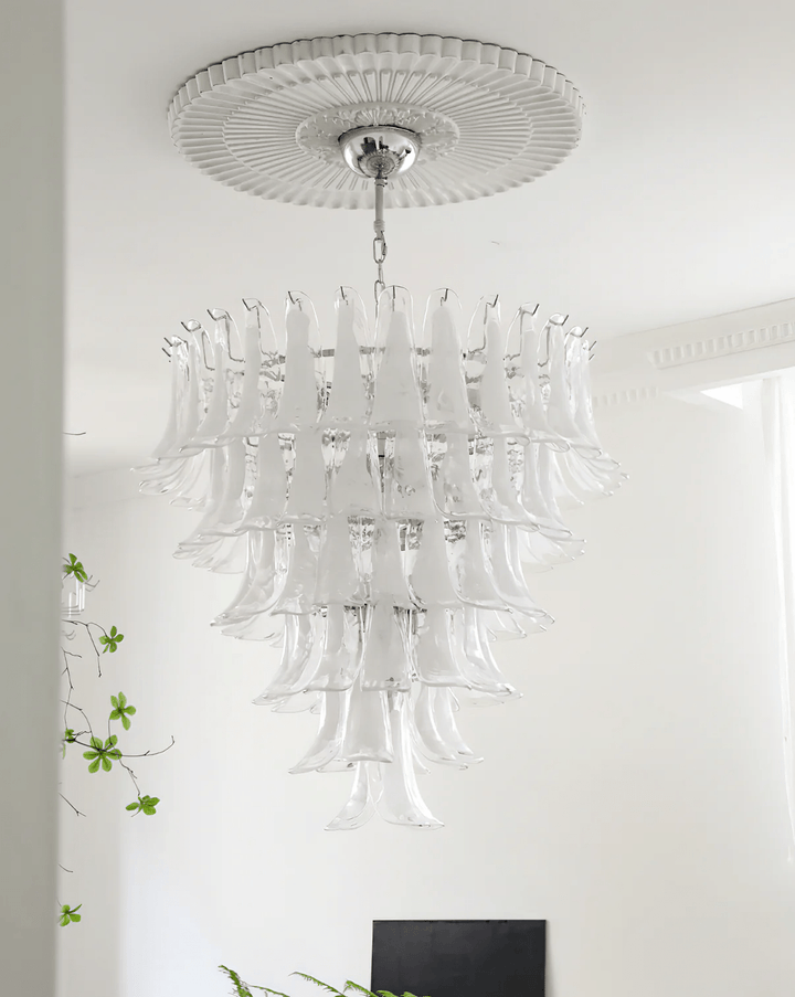 Murano Glass Petals Chandelier - Vakkerlight
