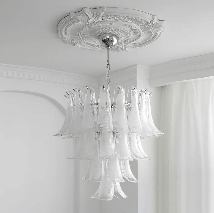 Murano Glass Petals Chandelier - Vakkerlight