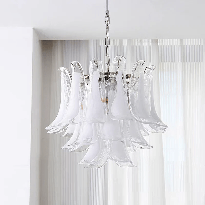 Murano Glass Petals Chandelier - Vakkerlight