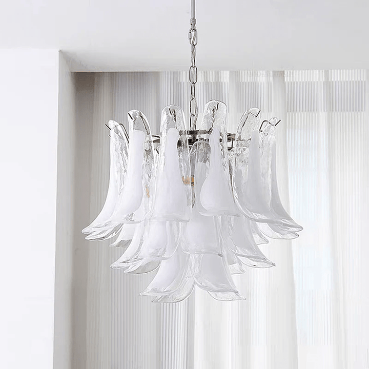 Murano Glass Petals Chandelier - Vakkerlight