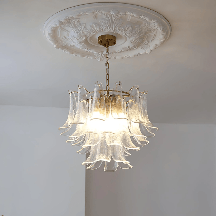 Murano Glass Petals Chandelier - Vakkerlight