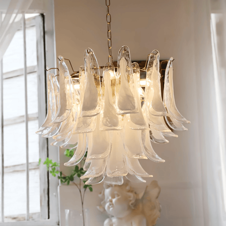 Murano Glass Petals Chandelier - Vakkerlight